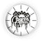 Cancer Queen Wall clock